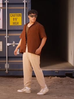 Soft Drift Trousers in Beige