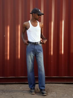 Horizon Blue Baggy Denim
